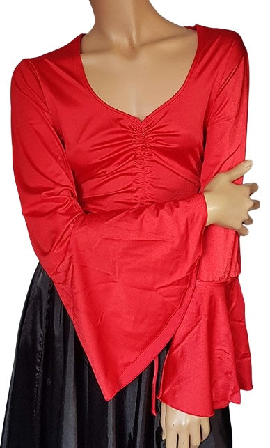Flamenco top red of high quality. Size XL