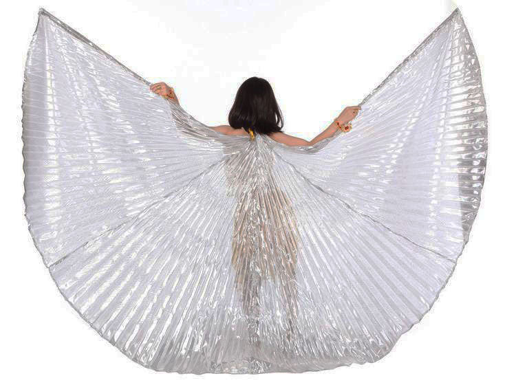 Children's Isis wings in silver by Organza Lamee