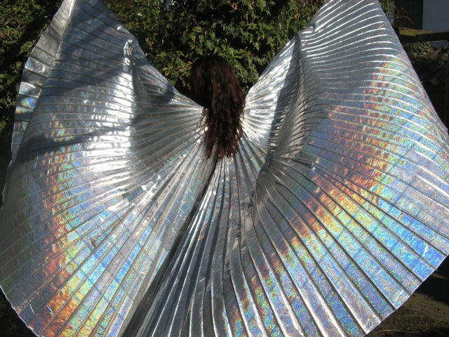 Isis Wings in silver of good quality organza